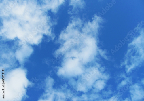 photo of white clouds on blue sky