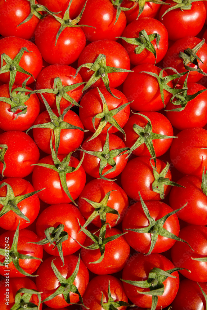 Healthy food, background. Red tomatoes Healthy food, background. Red tomatoes