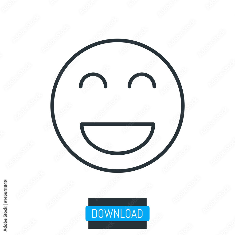 Smile icon, vector Smile icon, vector