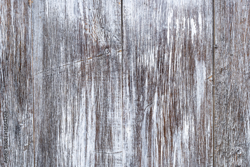Old vertical white wooden boards with texture for background. Horizontal frame