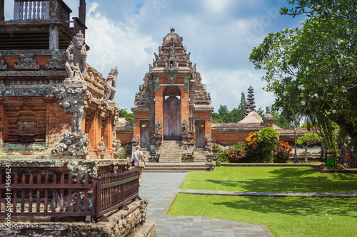 The gate of Taman Ayun, a royal temple of Mengwi Empire. It is one of the most attractive temples of Bali. located near Mengwi in the south of Bali. photo