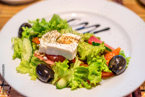 Vegetable Greek salad