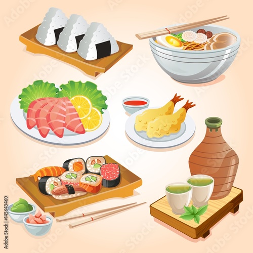 japanese food set