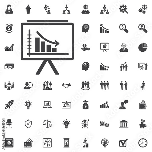 diagram up icon.
