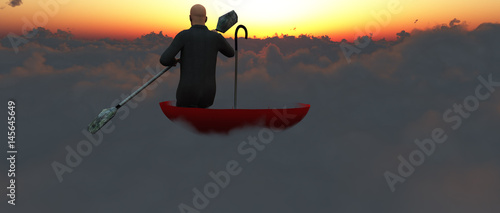 Vászonkép Escape from reality