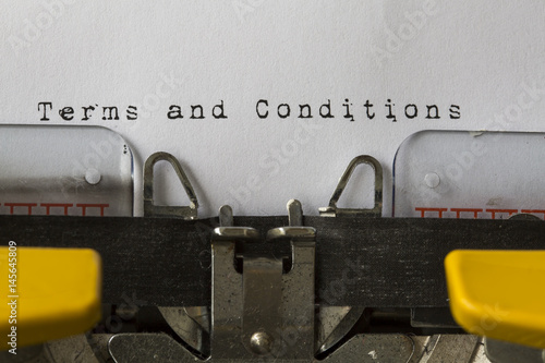 Terms of Conditions photo