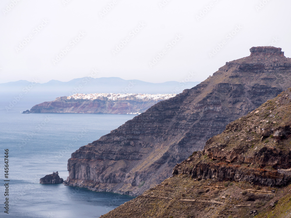 beautiful view of Santorini island beautiful view of Santorini island