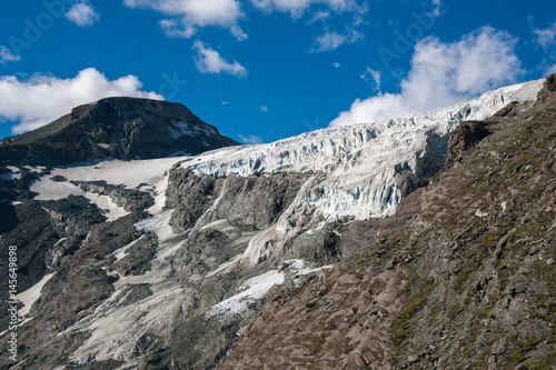 Glacier under Grossglockner in Hohe Tauern national park, Austria