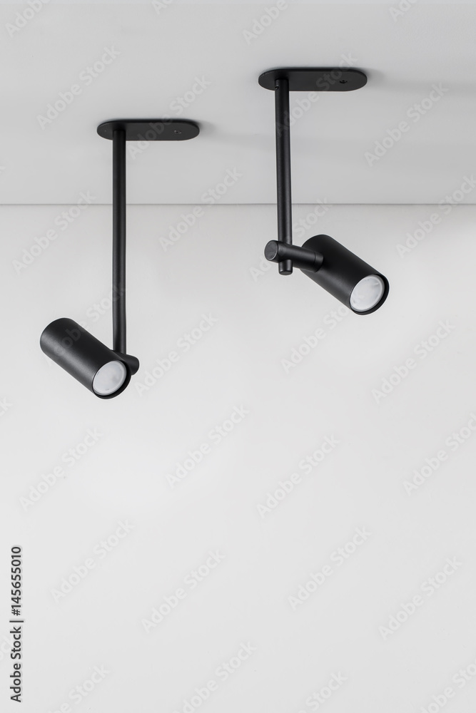 Hanging black lamps Hanging black lamps