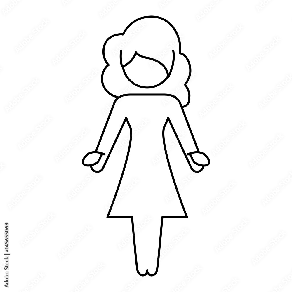 Women pictogram symbol icon vector illustration graphic design Women pictogram symbol icon vector illustration graphic design