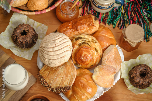 Mexican sweet bread photo