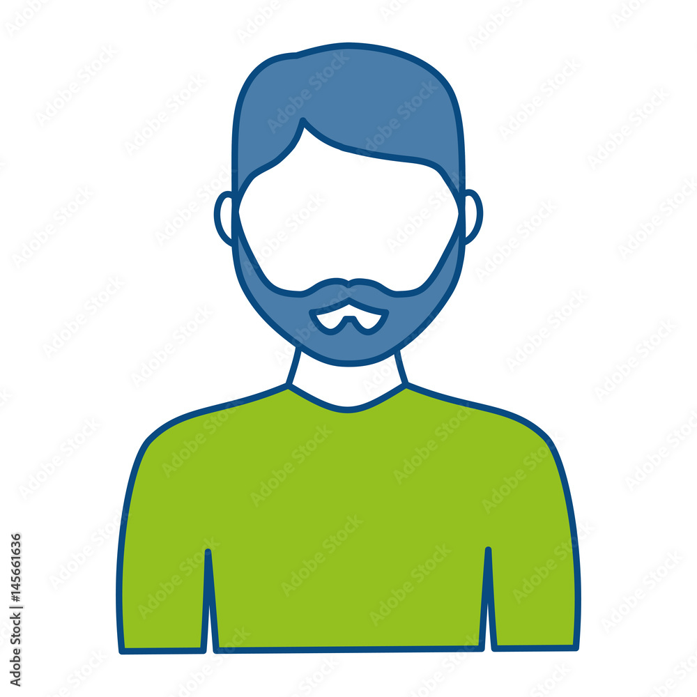 man avatar icon over white background. colorful design. vector illustration man avatar icon over white background. colorful design. vector illustration