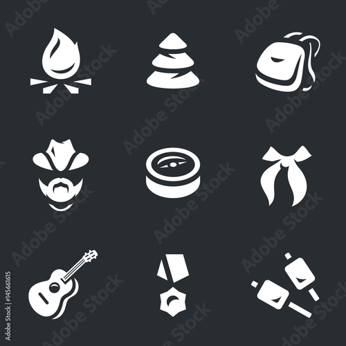 Vector Set of Scouting Icons.