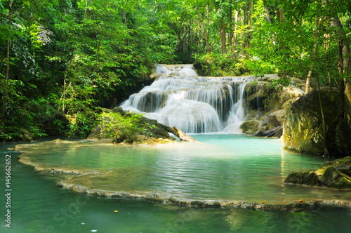 Erawan Waterfall in Thailand