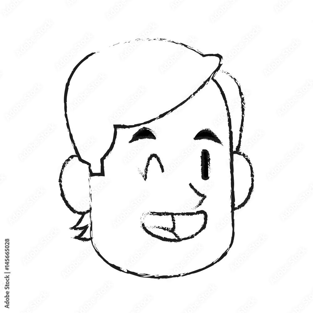 man posing for picture phone icon image vector illustration design man posing for picture phone icon image vector illustration design