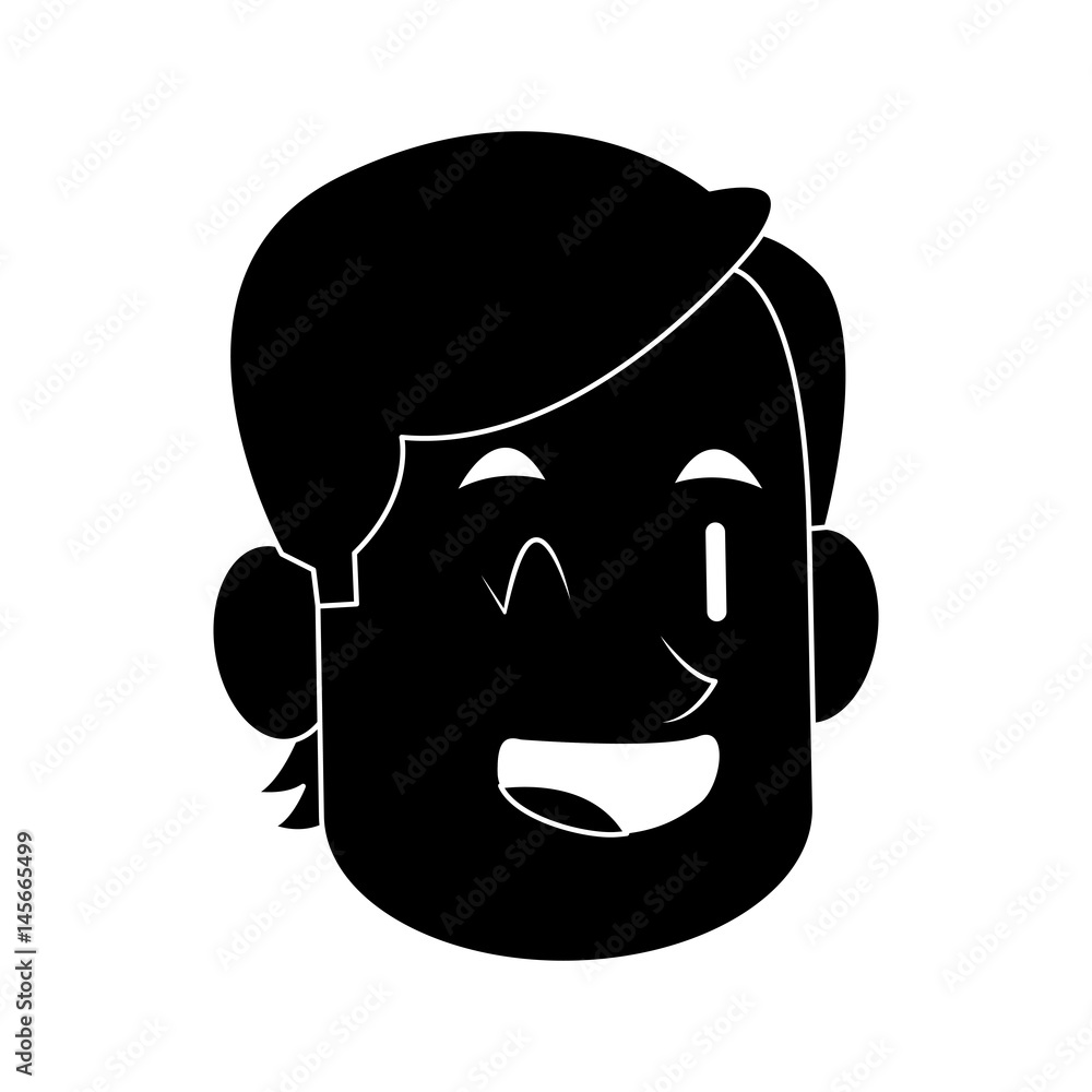 man posing for picture phone icon image vector illustration design man posing for picture phone icon image vector illustration design