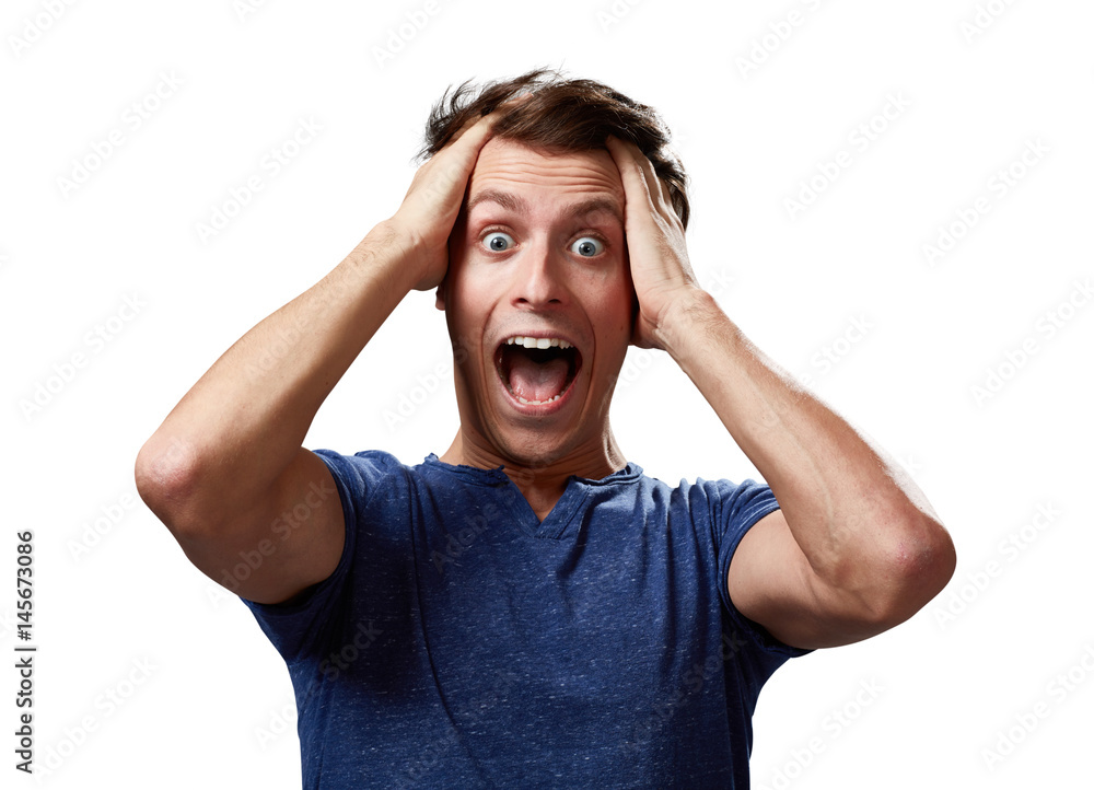 © grinny - Happy surprised young man