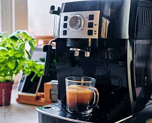 Картината върху платно Professional coffee machine for home use.