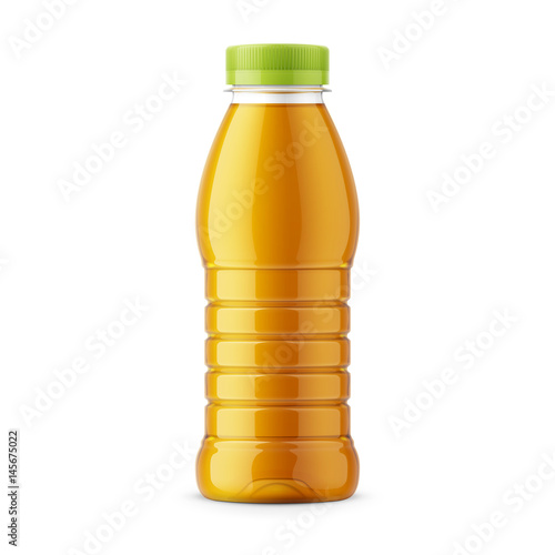 Orange juice bottle template.