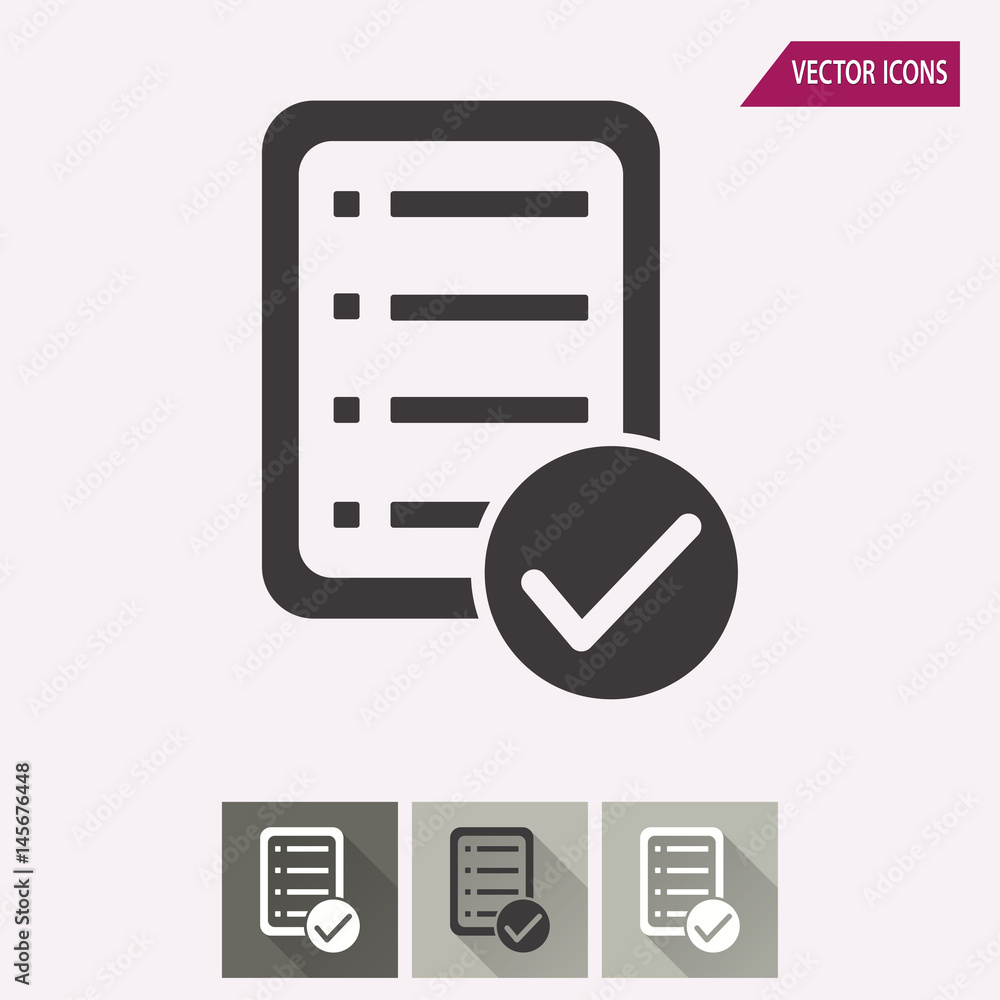 Checklist - vector icon.