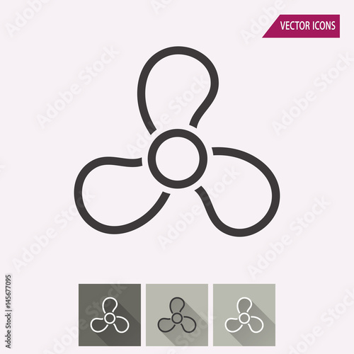 Fan - vector icon.