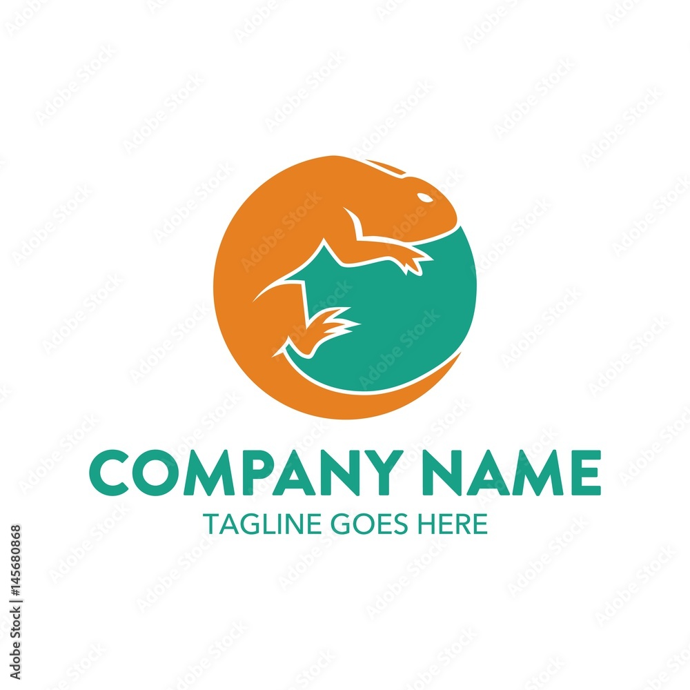 Unique Reptile Logo Unique Reptile Logo
