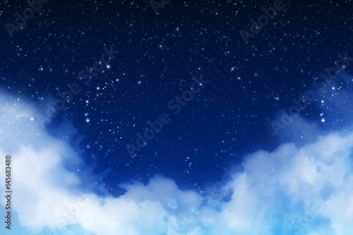 Quadro su tela Starry Night Sky