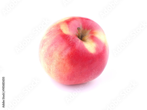 Apple on white background