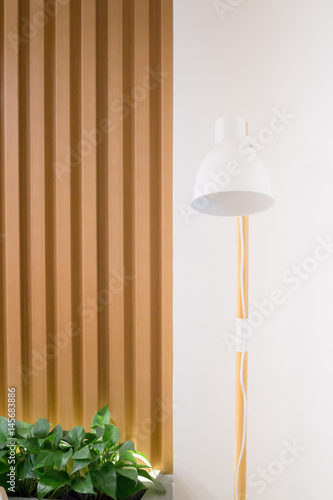 Contemporary Wooden Light In Minimal Room Style