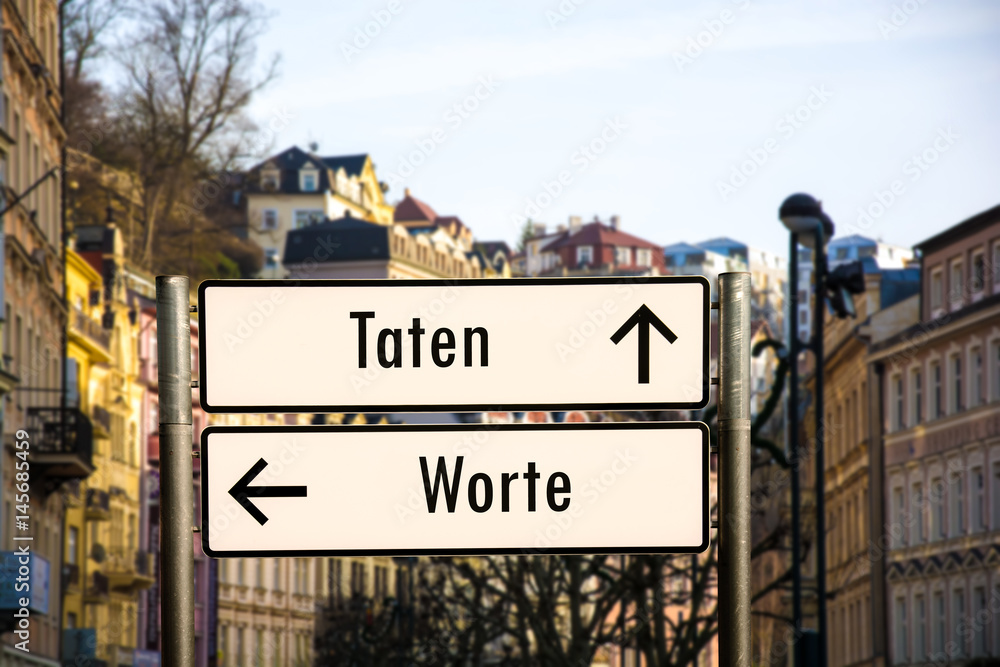 Schild 206 - Taten