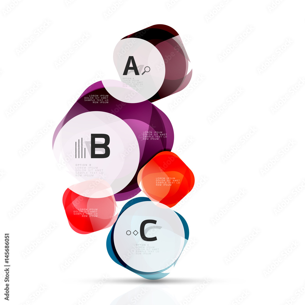 Vector shiny blank web option boxes Vector shiny blank web option boxes