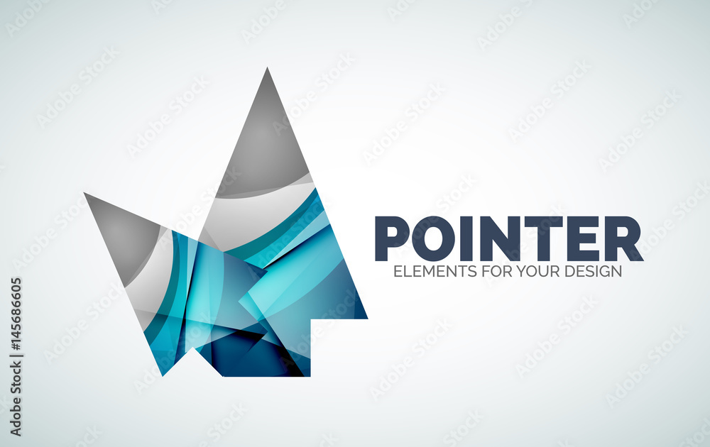 Vector icon, arrow mouse pointer or directional symbol Vector icon, arrow mouse pointer or directional symbol