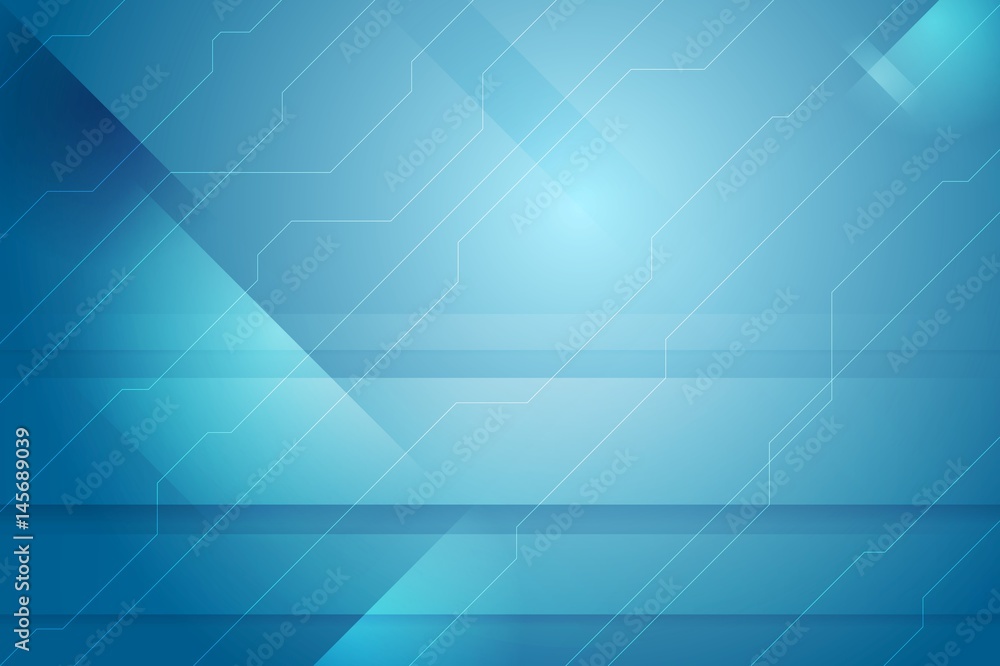 Blue abstract tech minimal background Blue abstract tech minimal background
