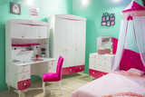 pretty bedroom for little princess with canopy