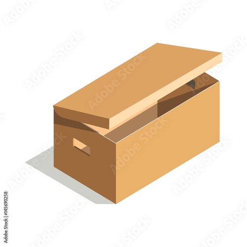 Minimalistic cardboard box
