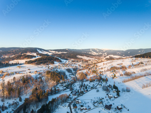 Small mountain village