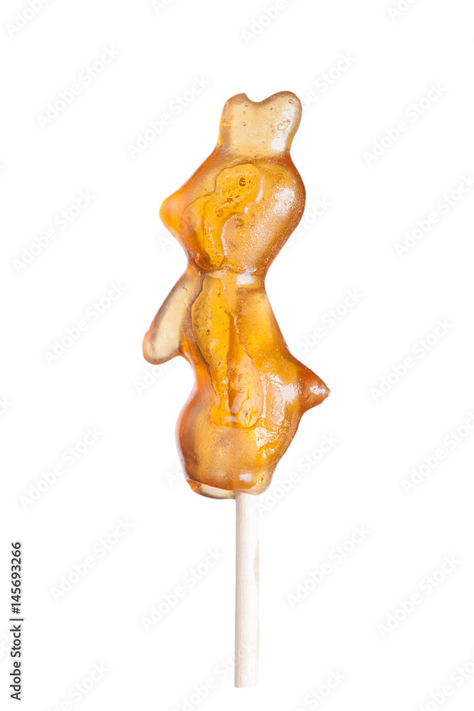 Russian lollipop isolated