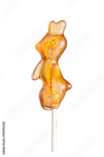 Russian lollipop isolated