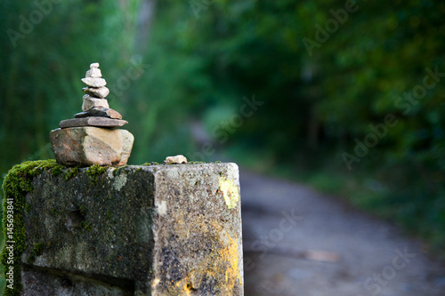 hito del Camino de Santiago photo