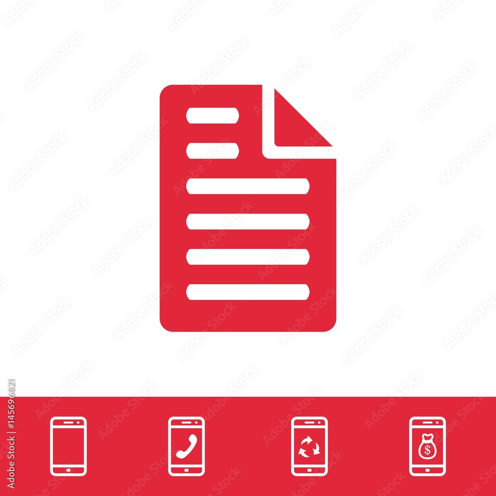 file icon stock vector illustration flat design file icon stock vector illustration flat design