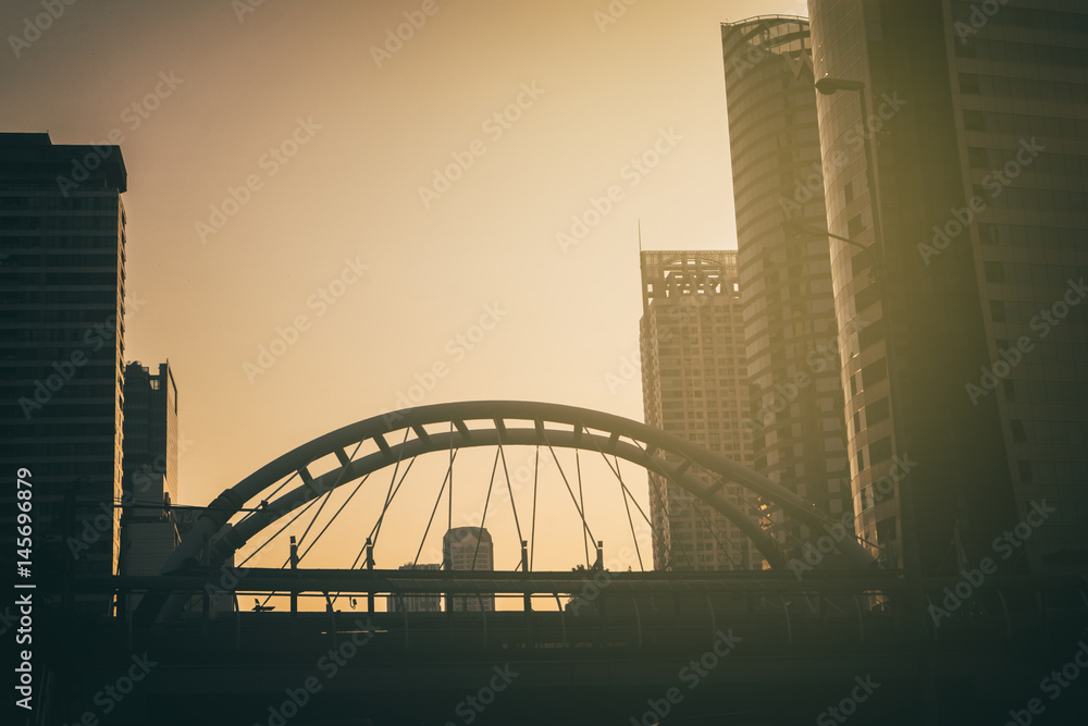 Fototapeta premium buildings in the city