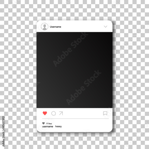 Social network photo frame