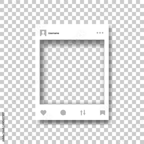 Social network photo frame
