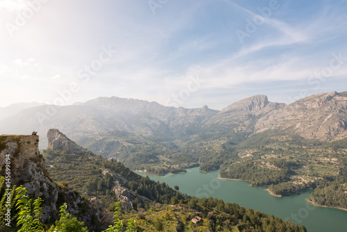 Details of Guadalest village in the province of Alicante  Spain