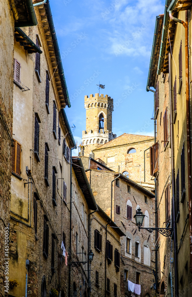 old town of volterra - italy