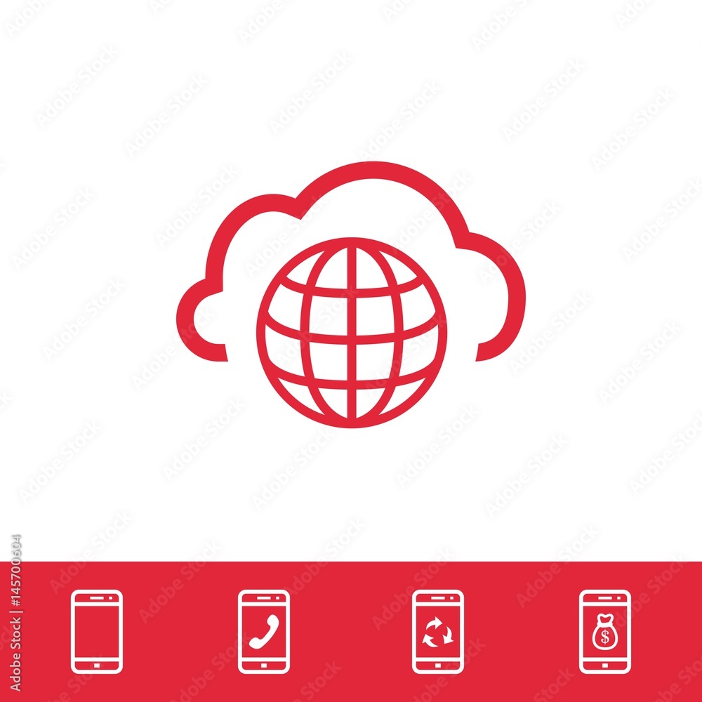 web icon stock vector illustration flat design