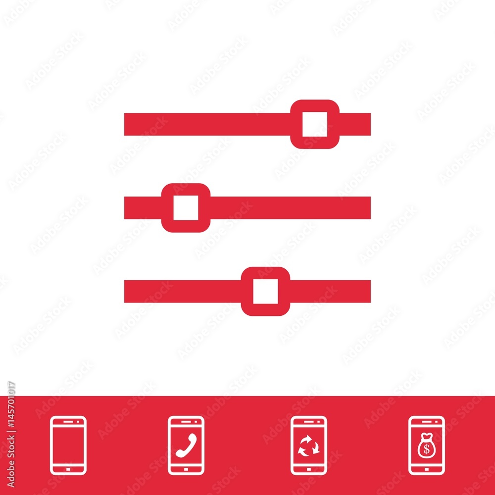 level icon stock vector illustration flat design