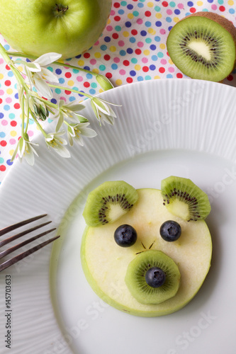 baby bear fruit dessert for child