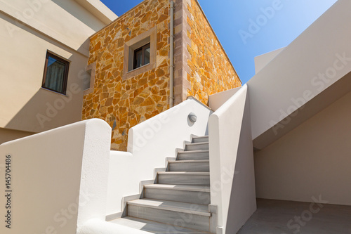 Traditionak greek architecture details on Crete