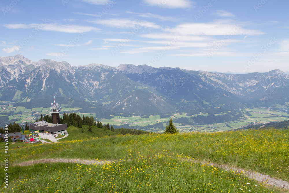 top mountain station of cable car top mountain station of cable car